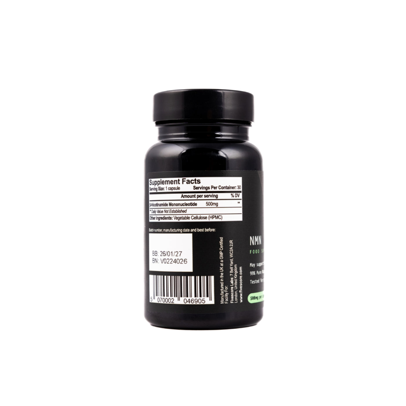Ultra-High Purity β-NMN – 99% Pure (3rd Party Lab Tested)