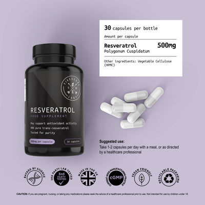 Ultra High Purity Resveratrol (Trans-Resveratrol)